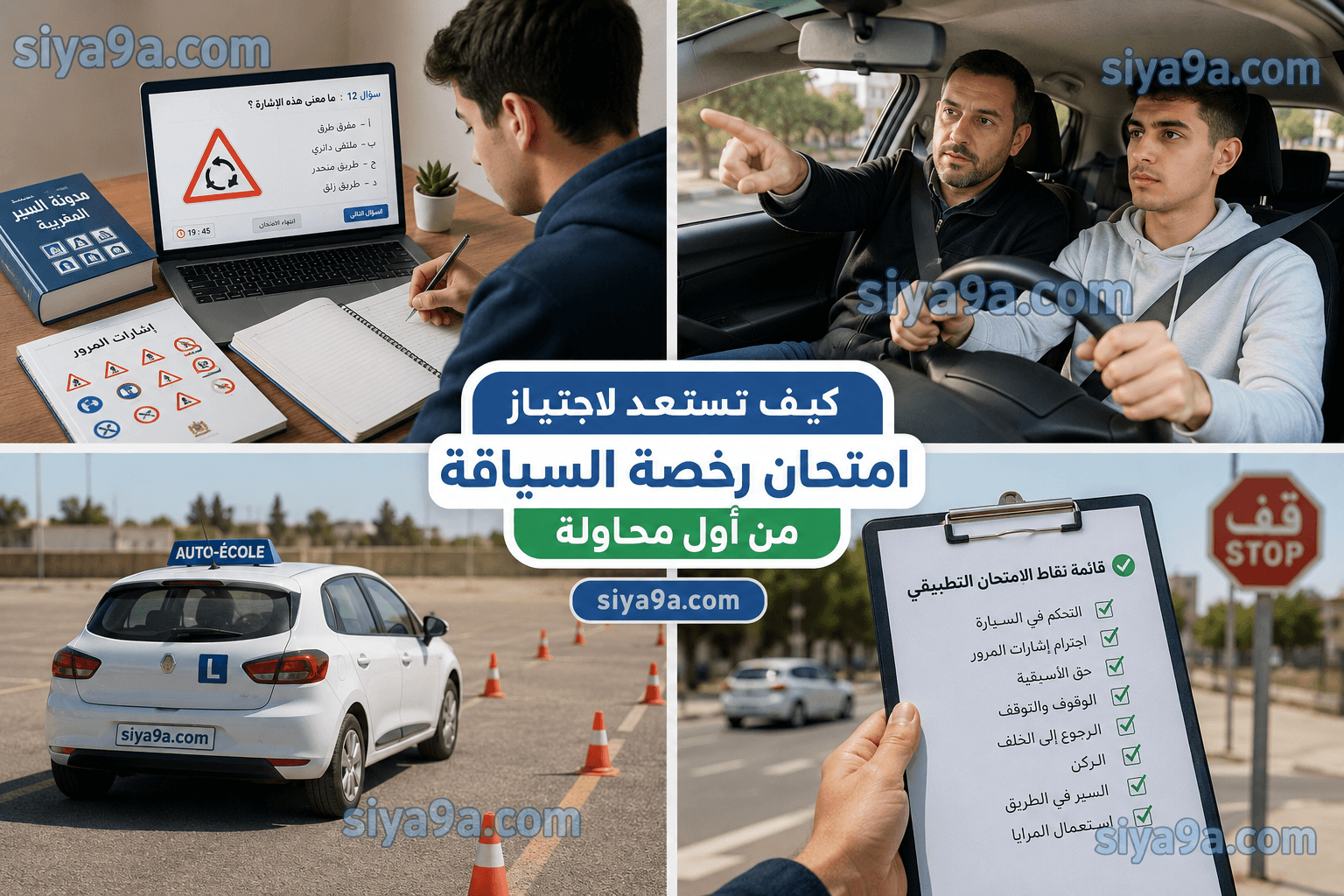 كيف تستعد لاجتياز امتحان رخصة السياقة من أول محاولة؟